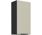 ARMONIA 40 G-90 1F Küchenhängeschrank, schwarz matt / cashmere