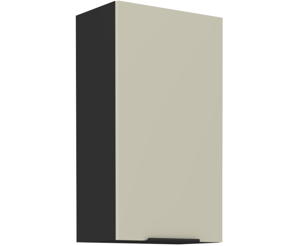 ARMONIA 45 G-90 1F Küchenhängeschrank, schwarz matt / cashmere