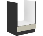 ARMONIA 60 D GAZ BB Unterschrank für Backofen, Ofenschrank schwarz matt / cashmere ARMONIA 60 D GAZ BB Unterschrank für Backofen, Ofenschrank schwarz matt / cashmere