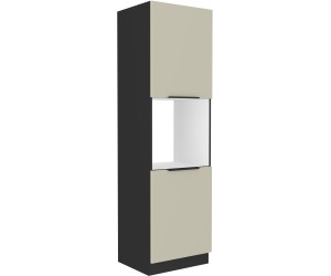 ARMONIA 60 DP-210 2F Hochschrank für Backofen schwarz matt / cashmere