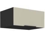 ARMONIA 80 NAGU-36 1F Küchenhängeschrank, Hängeschrank schwarz matt / cashmere
