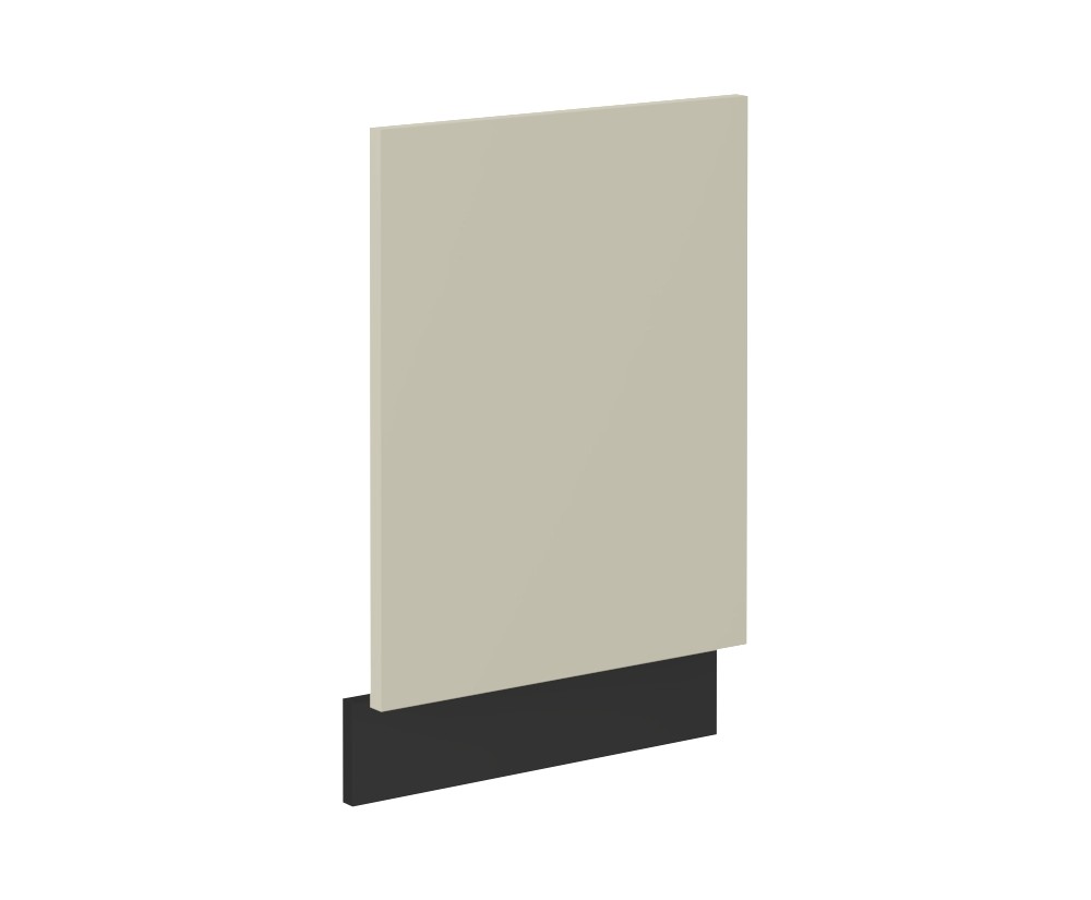 ARMONIA ZM 570x446 Geschirrspülerfront schwarz matt / cashmere