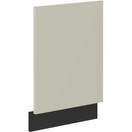 ARMONIA ZM 570x446 Geschirrspülerfront schwarz matt / cashmere