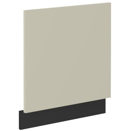 ARMONIA ZM 570x596 Geschirrspülerfront schwarz matt / cashmere