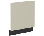 ARMONIA ZM 570x596 Geschirrspülerfront schwarz matt / cashmere