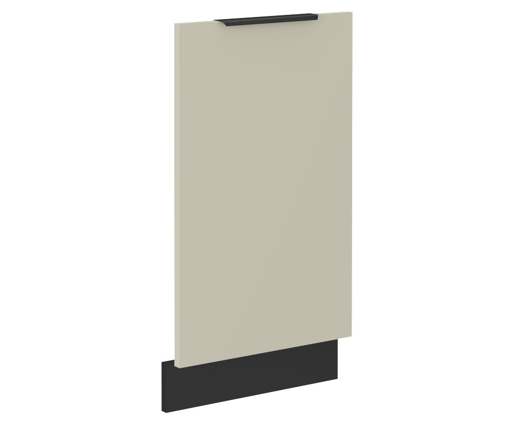 ARMONIA ZM 713x446 Geschirrspülerfront schwarz matt / cashmere