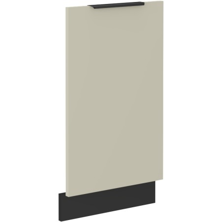 ARMONIA ZM 713x446 Geschirrspülerfront schwarz matt / cashmere