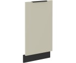 ARMONIA ZM 713x446 Geschirrspülerfront schwarz matt / cashmere