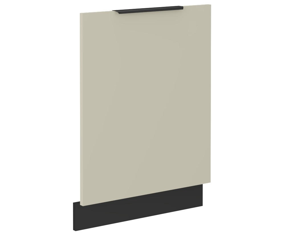 ARMONIA ZM 713x596 Geschirrspülerfront schwarz matt / cashmere