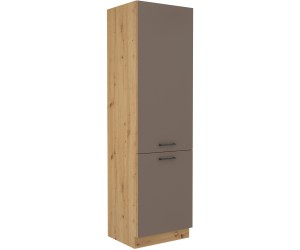 VELLA 60 LO-210 2F Kühlschrankumbau, Hochschrank, Truffle Grey / Artisan
