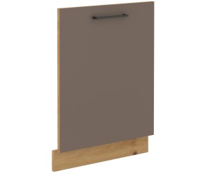 VELLA ZM-713x596 Geschirrspülerfront, Truffle Grey / Artisan