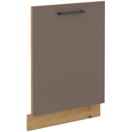 VELLA ZM-713x596 Geschirrspülerfront, Truffle Grey / Artisan
