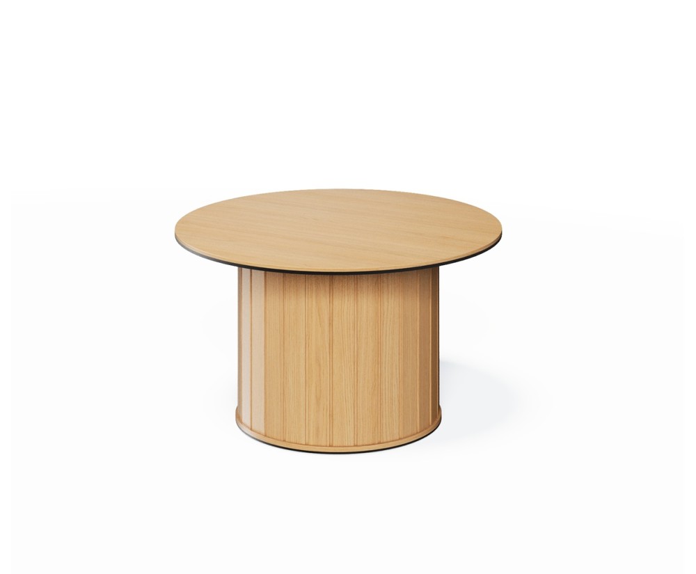 Runder Kaffeetisch, Couchtisch 80 cm Vicenza Eiche / Eukalyptus, ROTTO RT08 Runder Kaffeetisch, Couchtisch 80 cm Vicenza Eiche / Eukalyptus, ROTTO RT08