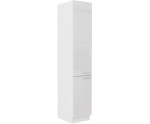 LAURA 40 DK-210 2F Küchenhochschrank zweitürig, Fronten weiß glänzend
