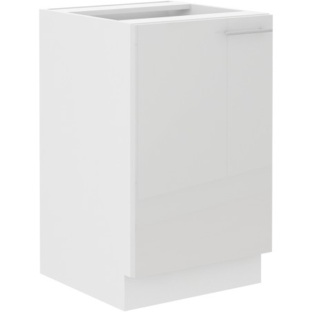 LAURA 50 ZL 1F BB Spülenunterschrank, Front weiß glänzend