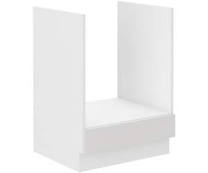 LAURA 60 D GAZ BB Unterschrank für Backofen, Ofenschrank, Front weiß glänzend