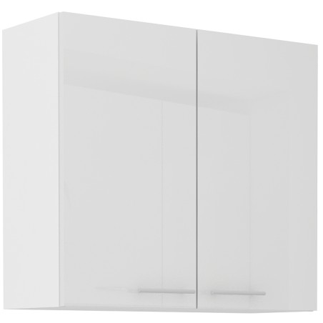 LAURA 80 G-72 2F Küchenhängeschrank zweitürig, Fronten weiß glänzend