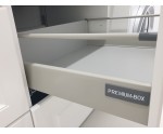 ARMONIA 60 ZL 1S BB Spülenunterschrank mit einer Schublade PREMIUM BOX, schwarz matt / cashmere