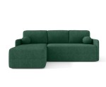 Ecksofa mit Schlaffunktion und Bettkasten, Ottomane universal, Stoff ABRIAMO Boucle, Farbvarianten, TRIVIO N9