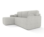 Ecksofa mit Schlaffunktion und Bettkasten, Ottomane universal, TRIVIO-Farbvarianten, TRIVIO N9