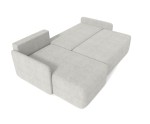 Ecksofa mit Schlaffunktion und Bettkasten, Ottomane universal, TRIVIO-Farbvarianten, TRIVIO N9