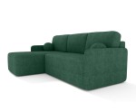 Ecksofa mit Schlaffunktion und Bettkasten, Ottomane universal, TRIVIO-Farbvarianten, TRIVIO N9