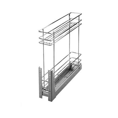 NORIS 15 D CARGO BB Küchenunterschrank, Unterschrank CARGO, schwarz matt / schwarz matt