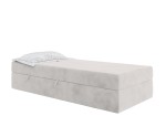 Set mit zwei Hotelbetten 80x200 cm mit Bettkasten, LARA 1M