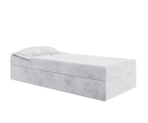 LARA 1M Set mit zwei Hotelbetten 80x200 cm mit Bettkasten