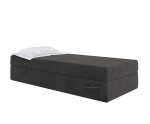Set mit zwei Hotelbetten 80x200 cm mit Bettkasten, LARA 1M