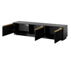 SIMPLE TV-Schrank 180 cm mit geriffelten Fronten, 3 Farbvarianten!