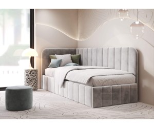 MARIO SL 01 Einzelbett 80x200 cm ohne Bettkasten, mit Lattenrost