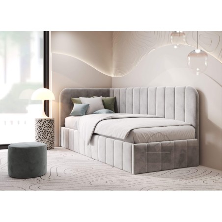 MARIO SL 01 Einzelbett 80x200 cm ohne Bettkasten, mit Lattenrost