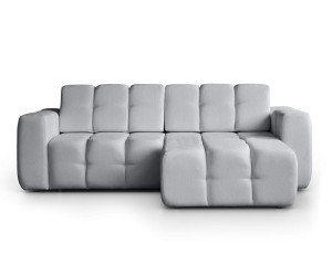 Ecksofa mit Schlaffunktion und Bettkasten, Stoff VELO wasserabweisend, FERRO 66