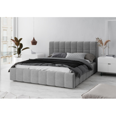 IMPERIA S16 Polsterbett, Doppelbett mit Bettkasten und Lattenrost mit Holzrahmen