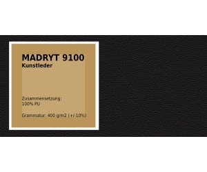 VERSANDBEREIT! Boxspringbett 140x200 cm, Doppelbett mit Bettkasten, Kunstleder Madryt 9100 schwarz, MAGNUS 3B