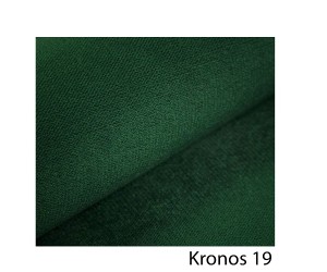 TRIVIO K11 Schlafcouch, 3-Sitzer-Sofa mit Rückenkissen, Schlaffunktion und Bettkasten, Stoff Kronos 19 Flaschengrün