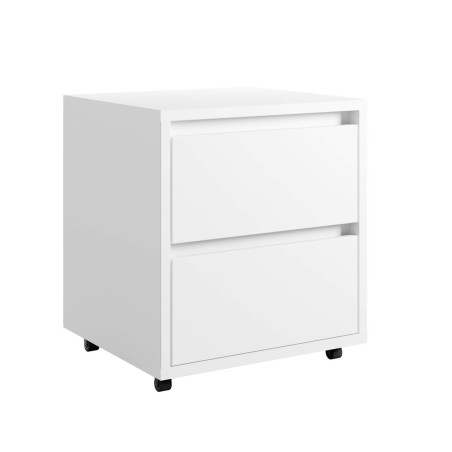 Rollcontainer weiß mit Schubladen für Schreibtisch LINO