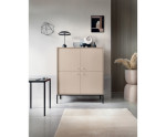 Moderne Kommode sandbeige für Wohnzimmer/Esszimmer, ARON MK104