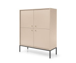 Moderne Kommode sandbeige für Wohnzimmer/Esszimmer, ARON MK104