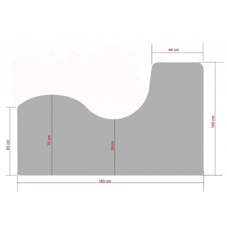 Eckschreibtisch mit Schubladen für Arbeitszimmer, Bürotisch LINKS, Craft golden, MAKSYM