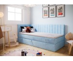 Jugendbett 80x180 cm, Einzelbett mit Bettkasten, Polsterbett INTARO A27 Jugendbett 80x180 cm, Einzelbett mit Bettkasten, Polsterbett INTARO A27