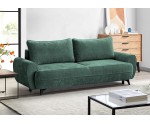 Modernes 3-Sitzer-Sofa ausziehbar mit Schlaffunktion, auf Füßen, FERRO 60