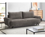 Modernes 3-Sitzer-Sofa ausziehbar mit Schlaffunktion, auf Füßen, FERRO 60