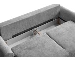 Modernes 3-Sitzer-Sofa ausziehbar mit Schlaffunktion, auf Füßen, FERRO 60