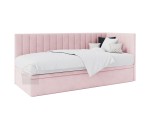 Schneller Versand! Jugendbett 90x200 cm, mit Bettkasten, Trinity 19 puderrosa, INTARO A44
