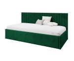 Einzelbett 90x200 cm für Jugendzimmer, niedrige Rückenlehne, Bett für Dachschräge, MARCEL SM 02 Einzelbett 90x200 cm für Jugendzimmer, niedrige Rückenlehne, Bett für Dachschräge, MARCEL SM 02