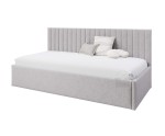 Einzelbett 90x200 cm für Jugendzimmer, niedrige Rückenlehne, Bett für Dachschräge, MARCEL SM 02 Einzelbett 90x200 cm für Jugendzimmer, niedrige Rückenlehne, Bett für Dachschräge, MARCEL SM 02