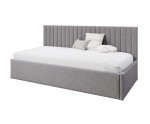 Einzelbett 90x200 cm für Jugendzimmer, niedrige Rückenlehne, Bett für Dachschräge, MARCEL SM 02 Einzelbett 90x200 cm für Jugendzimmer, niedrige Rückenlehne, Bett für Dachschräge, MARCEL SM 02