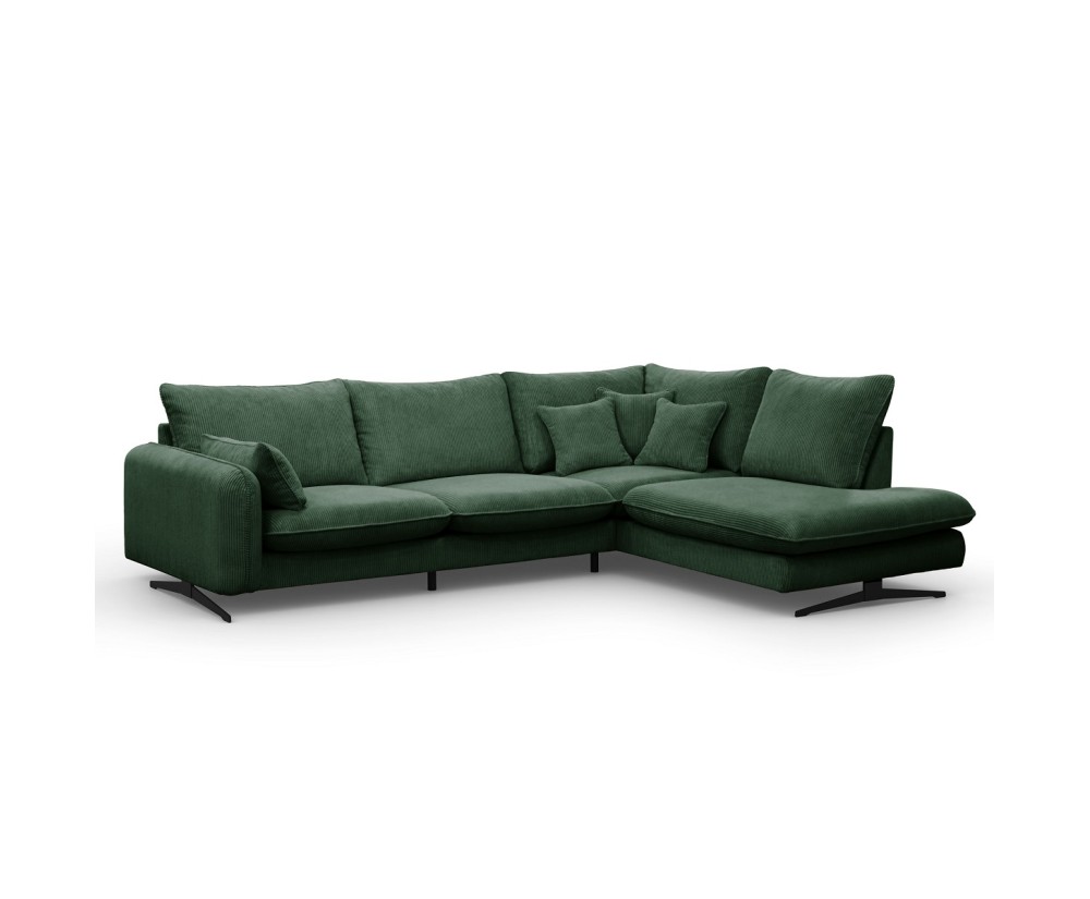 Großes, bequemes Ecksofa mit Rückenkissen, nicht ausziehbar, freistehend, FERRO 59 Großes, bequemes Ecksofa mit Rückenkissen, nicht ausziehbar, freistehend, FERRO 59